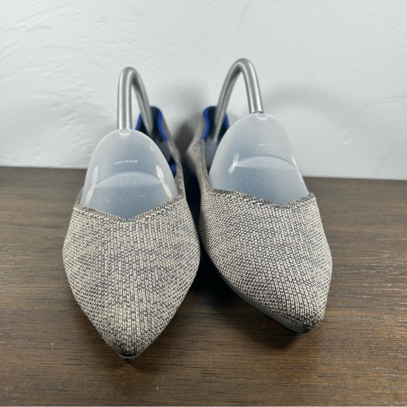 Rothy's The Point Heather Grey Women's Ballet Flats size 8.5 - Picture 2 of 7